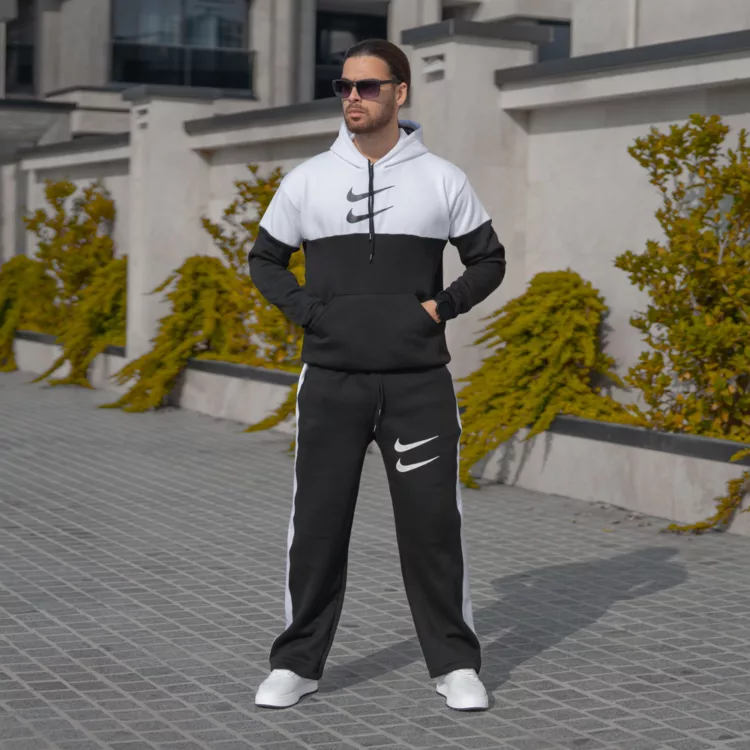 ست هودی و شلوار مردانه دو نایک کد 28021