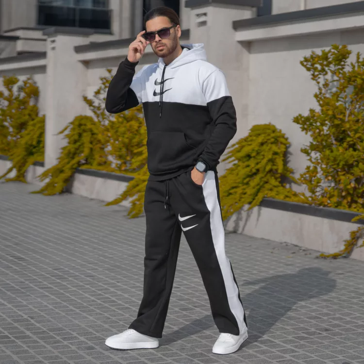 ست هودی و شلوار مردانه دو نایک کد 28021