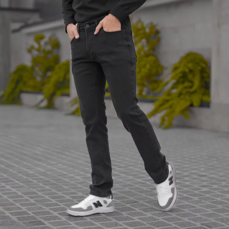 شلوار جین مردانه مشکی کد 28025