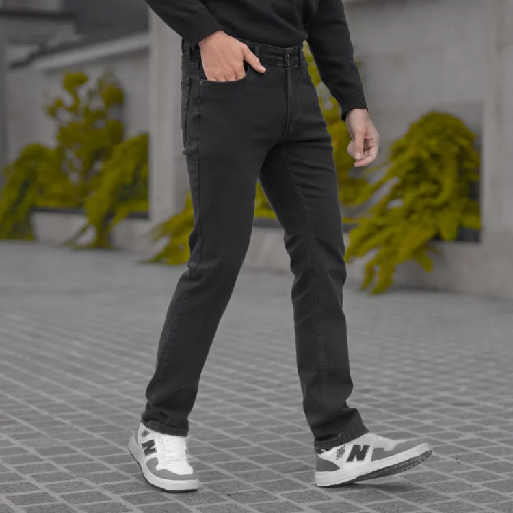 شلوار جین مردانه مشکی کد 28025