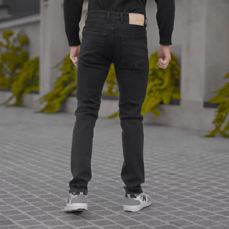 شلوار جین مردانه مشکی کد 28025