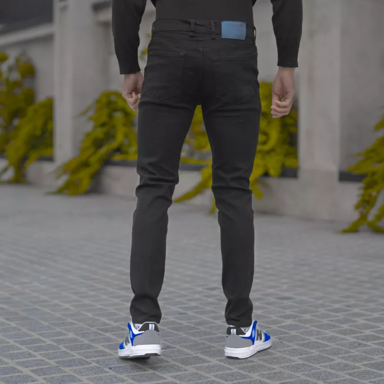 شلوار جین مردانه مشکی کد 27999