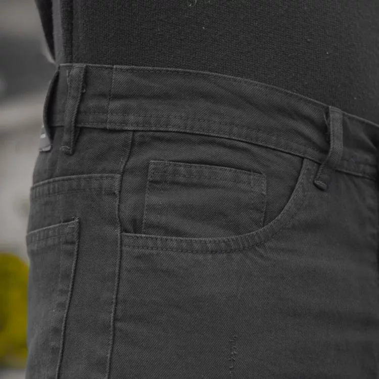 شلوار جین مردانه مام مشکی کد 28006