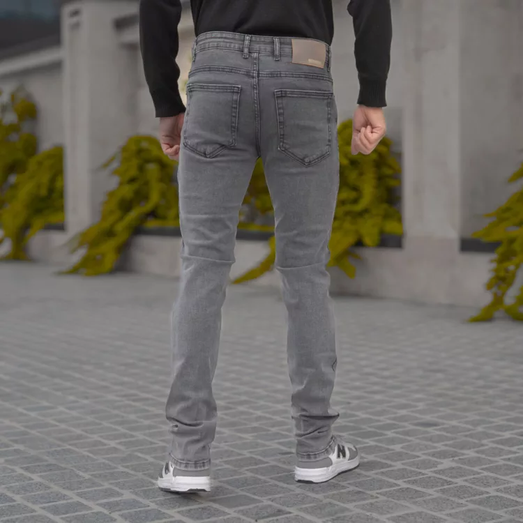 شلوار جین مردانه خاکستری کد 28022