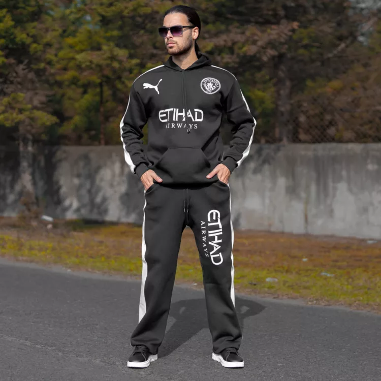 ست هودی و شلوار مردانه منچستر سیتی کد 28035