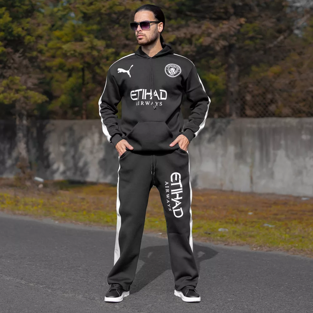 ست هودی و شلوار مردانه منچستر سیتی کد 28035