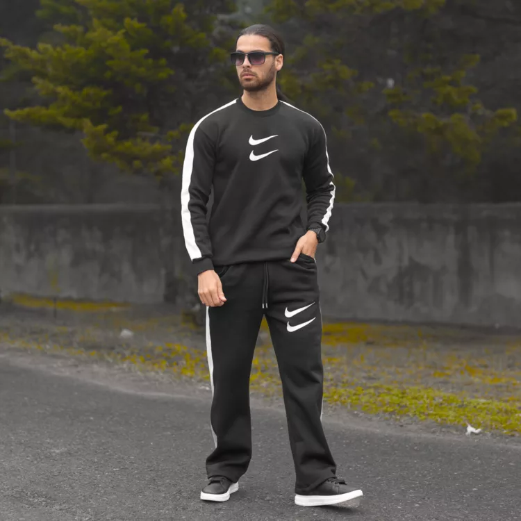 ست تیشرت و شلوار مردانه دو نایک کد 28067