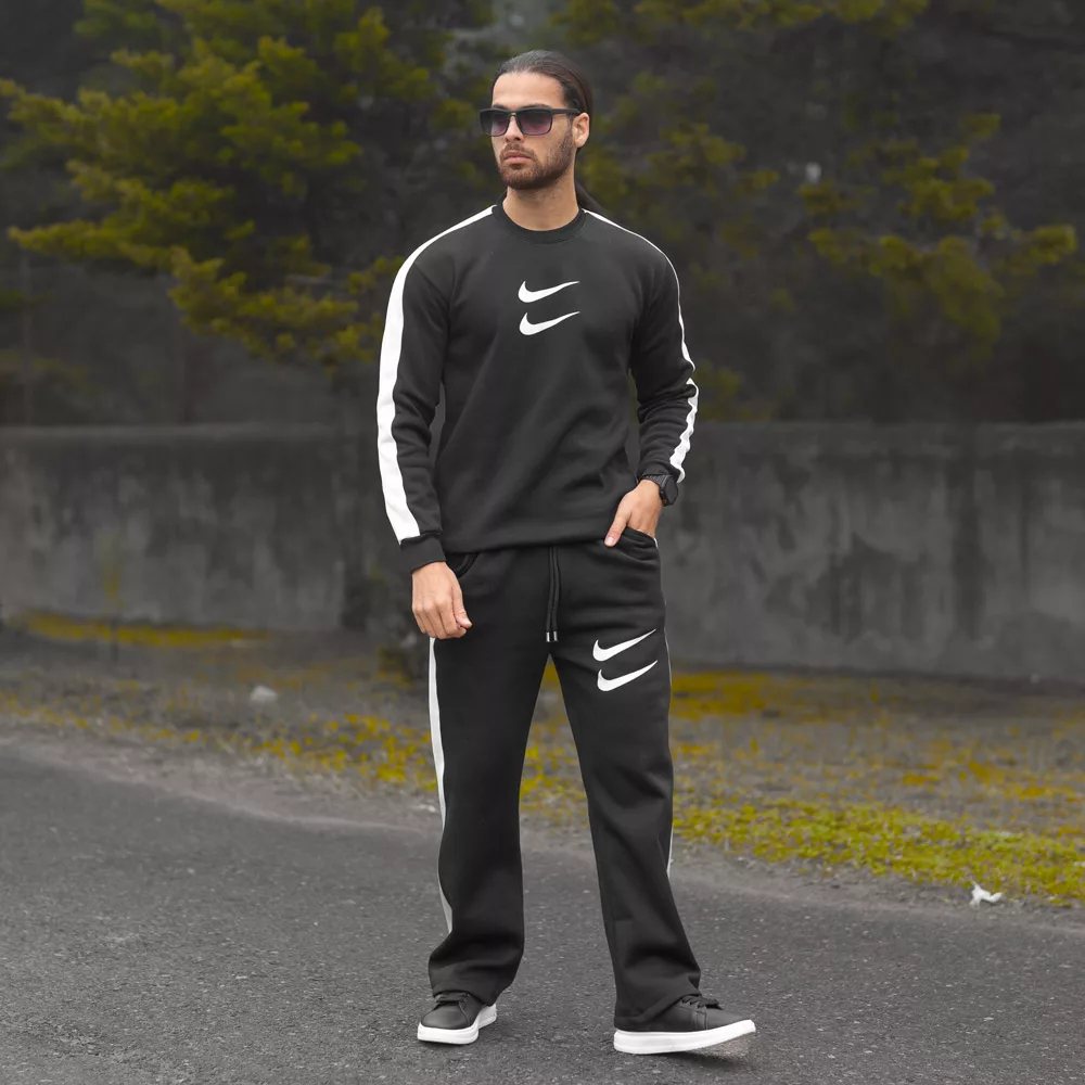 ست تیشرت و شلوار مردانه دو نایک کد 28067