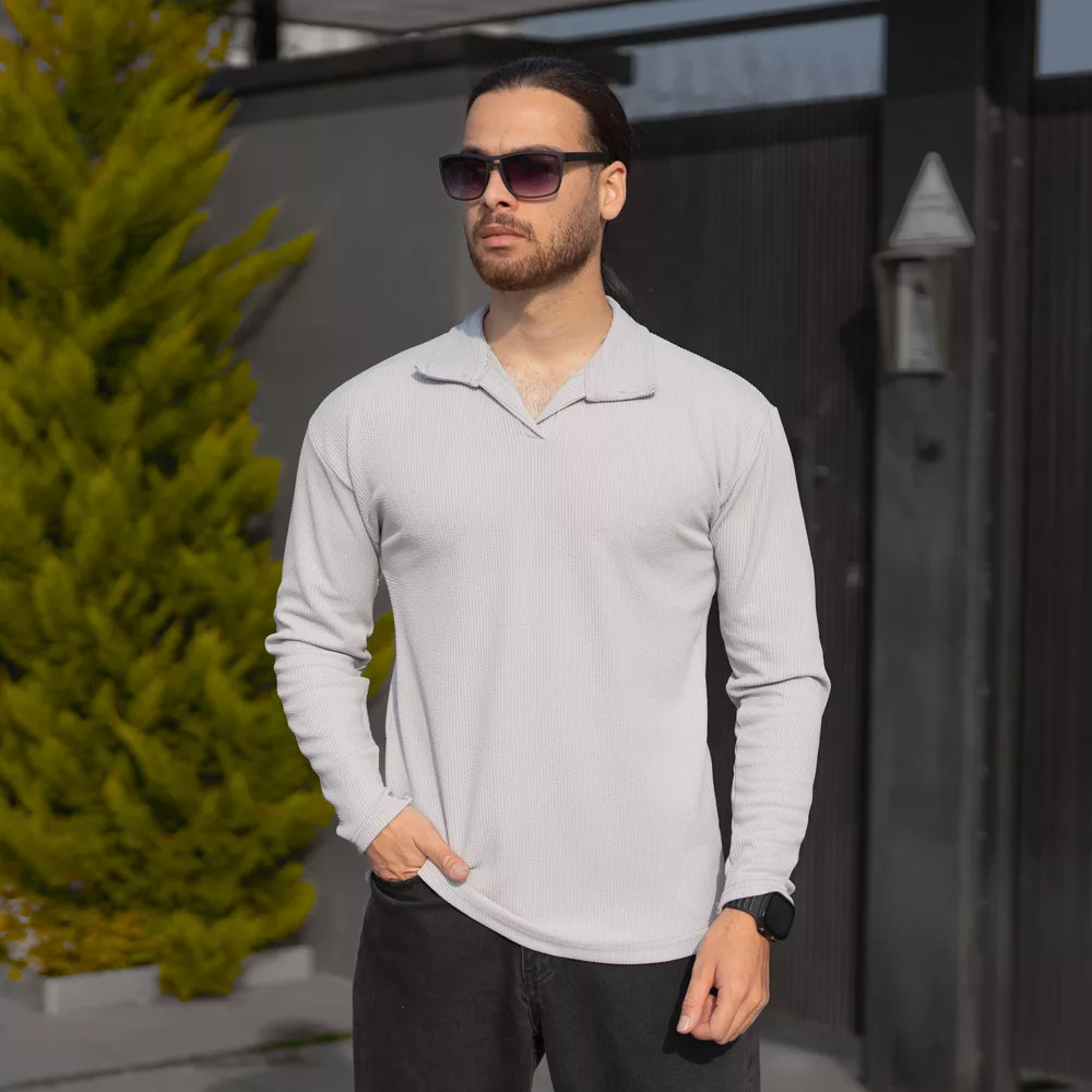 تیشرت یقه دار مردانه کد 24661