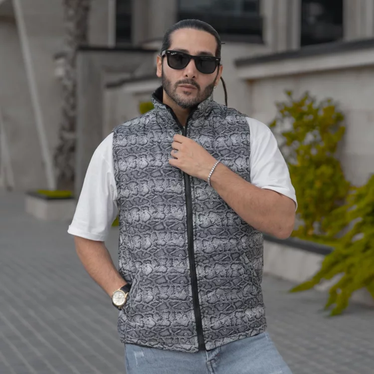 پافر مردانه پوست ماری کد 28101