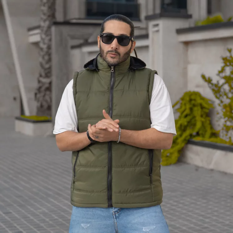 پافر کلاهدار مردانه کد 27944