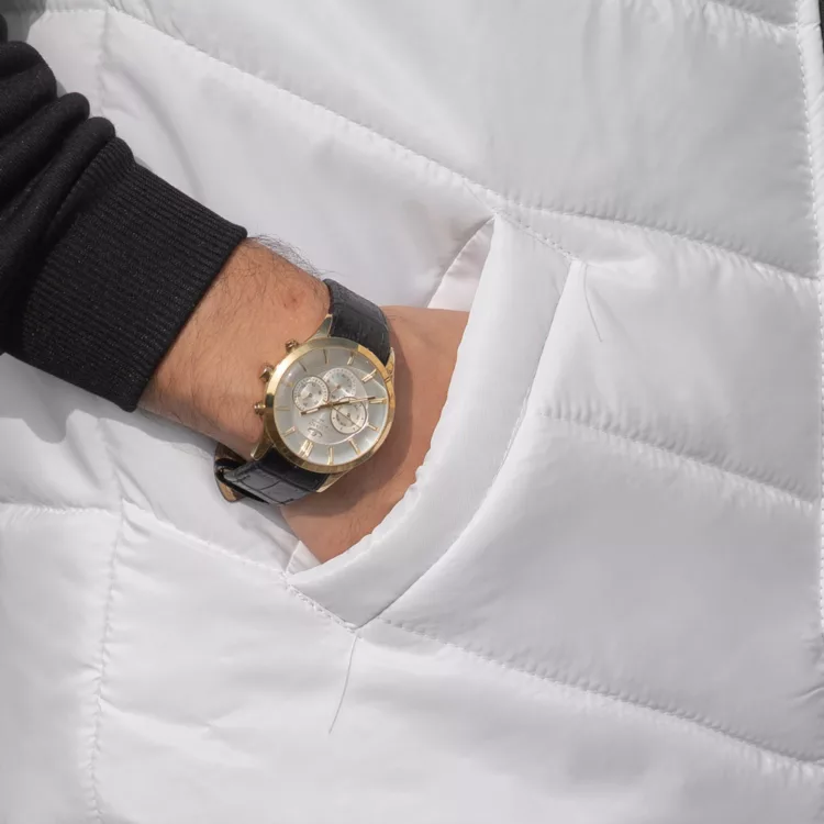 پافر مردانه سفید کد 28100