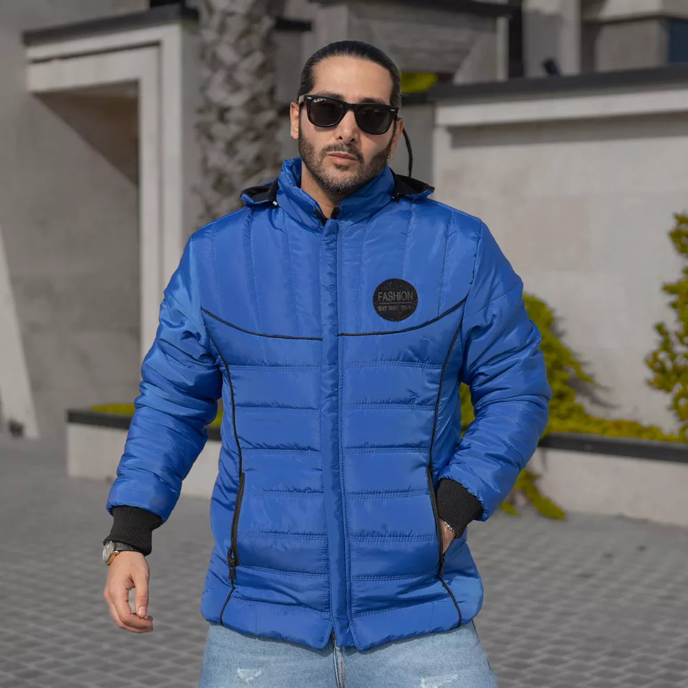 کاپشن مردانه کلاهدار کد 28104