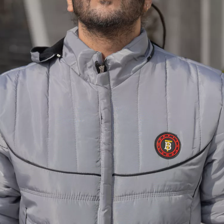 کاپشن مردانه کلاهدار کد 28106