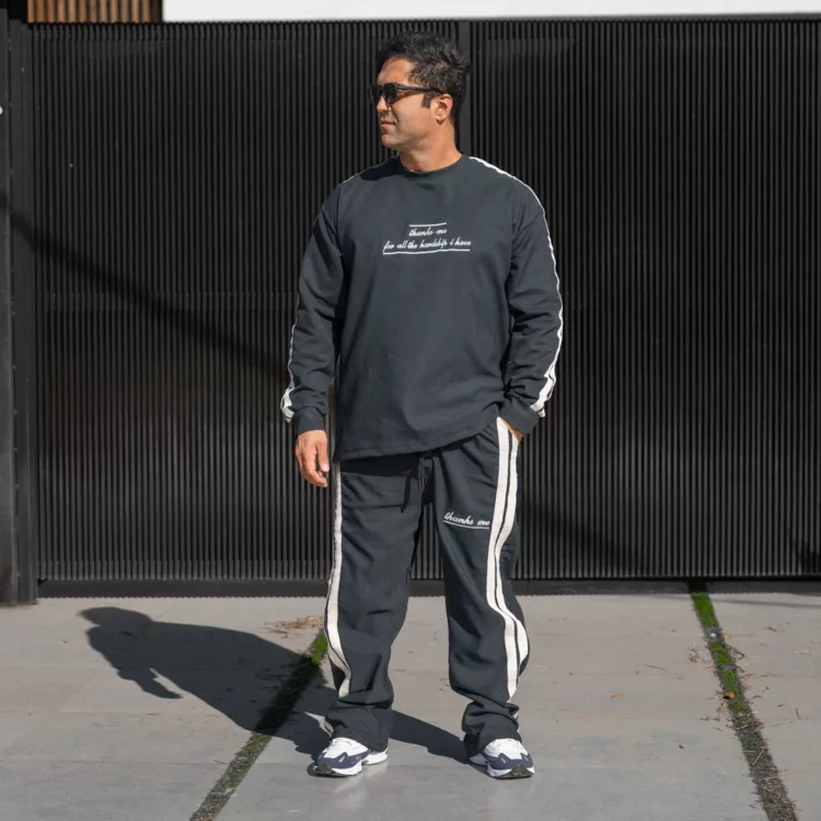 ست تیشرت و شلوار مردانه گلدوزی کد 28137