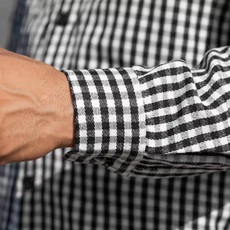 پیراهن چهارخانه مردانه کد 28110