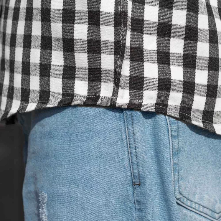 پیراهن چهارخانه مردانه کد 28111