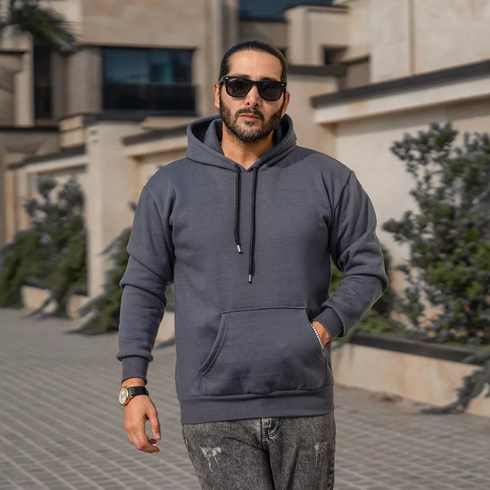 هودی مردانه ساده کد 27484