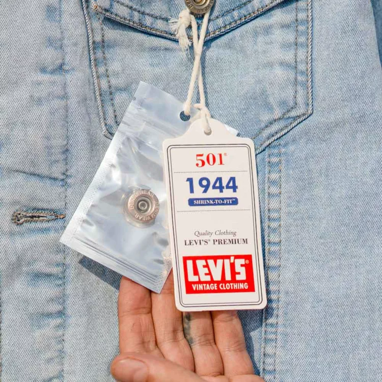 کت جین مردانه آبی روشن کد 28155