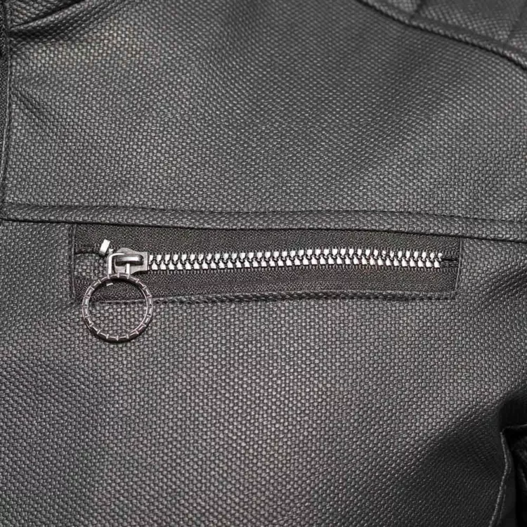 کاپشن چرم مردانه مشکی کد 28198