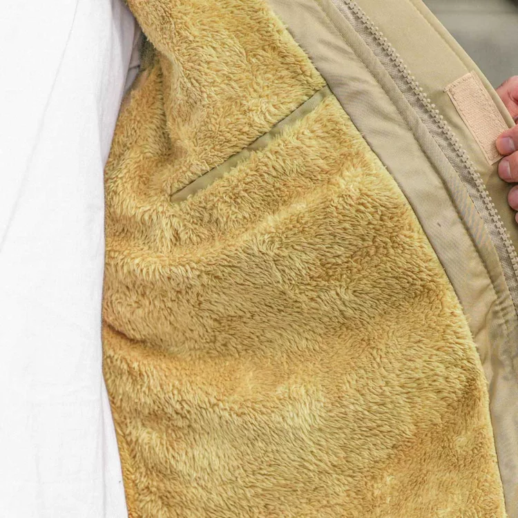 کاپشن کتان کلاهدار مردانه کد 28200