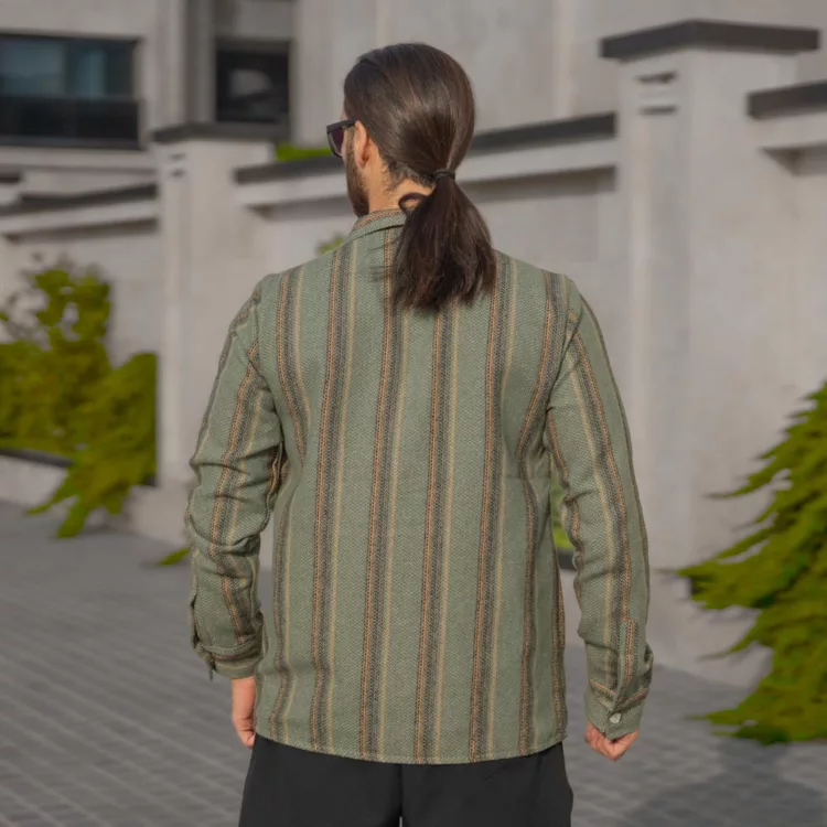 پیراهن مردانه پشمی سدری کد 28204