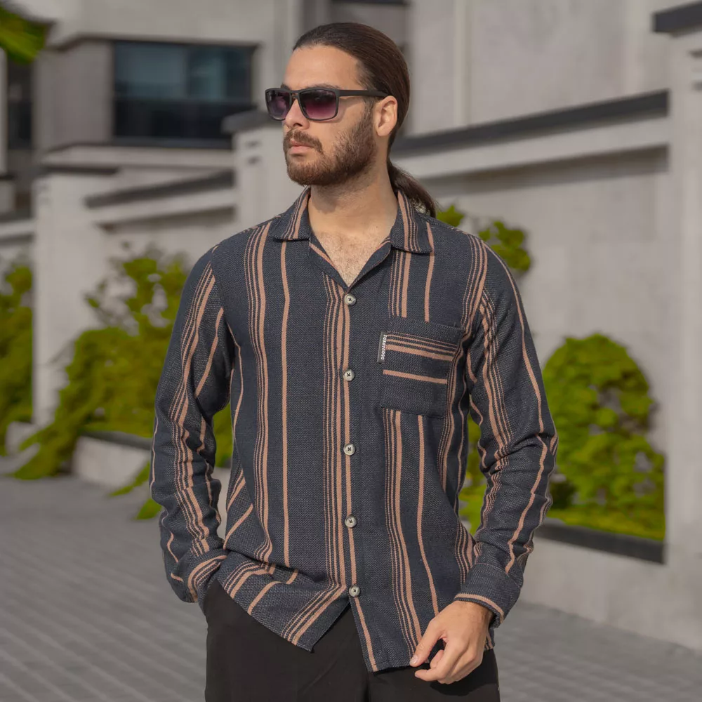 پیراهن مردانه پشمی کد 28203