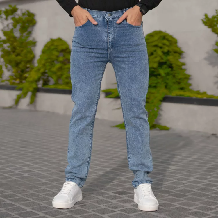 شلوار جین مردانه آبی کد 28208