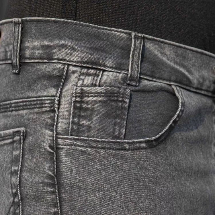 شلوار جین مردانه ذغالی کد 28227