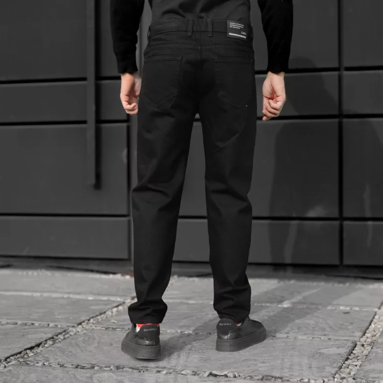 شلوار جین مردانه مام مشکی کد 28229