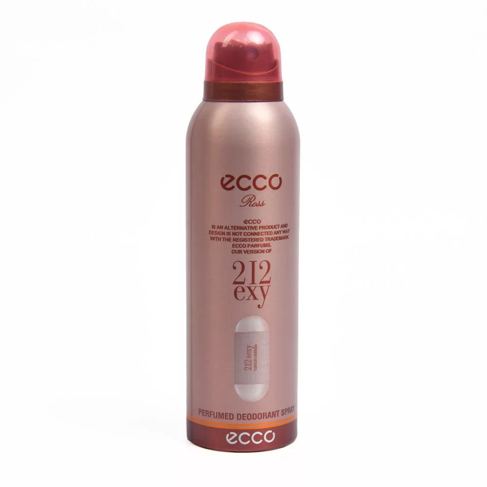 اسپری بدن زنانه اکو رز ecco ross مدل 212 سی