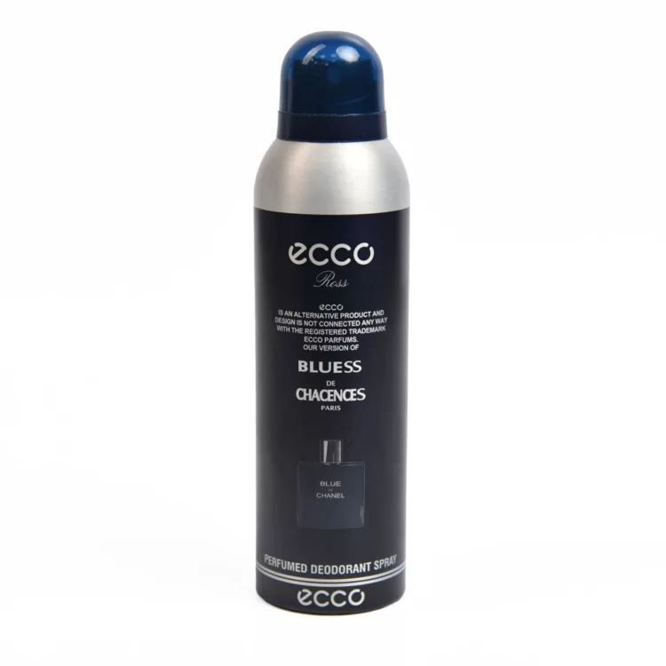 اسپری بدن مردانه اکو رز ecco ross مدل بلو د شنل