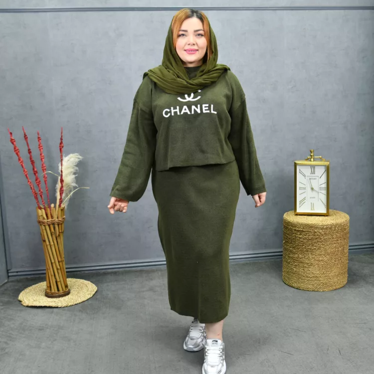 ست پلیور و دامن دخترانه چنل کد 27992