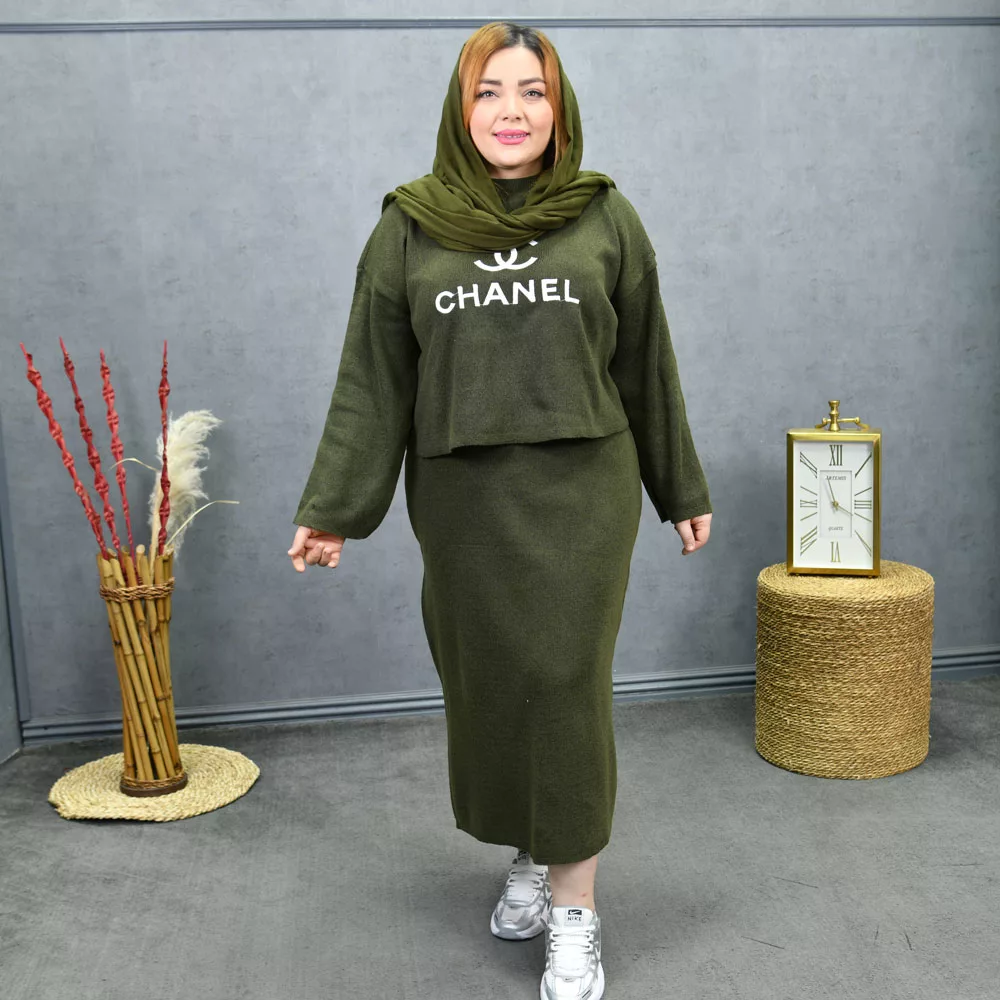 ست پلیور و دامن دخترانه چنل کد 27992