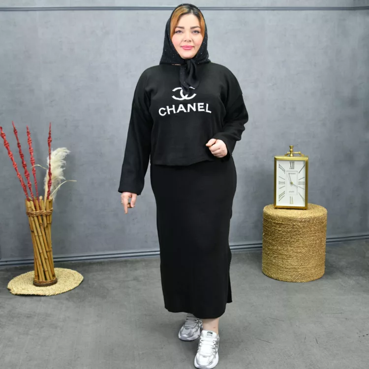 ست پلیور و دامن دخترانه چنل کد 27992