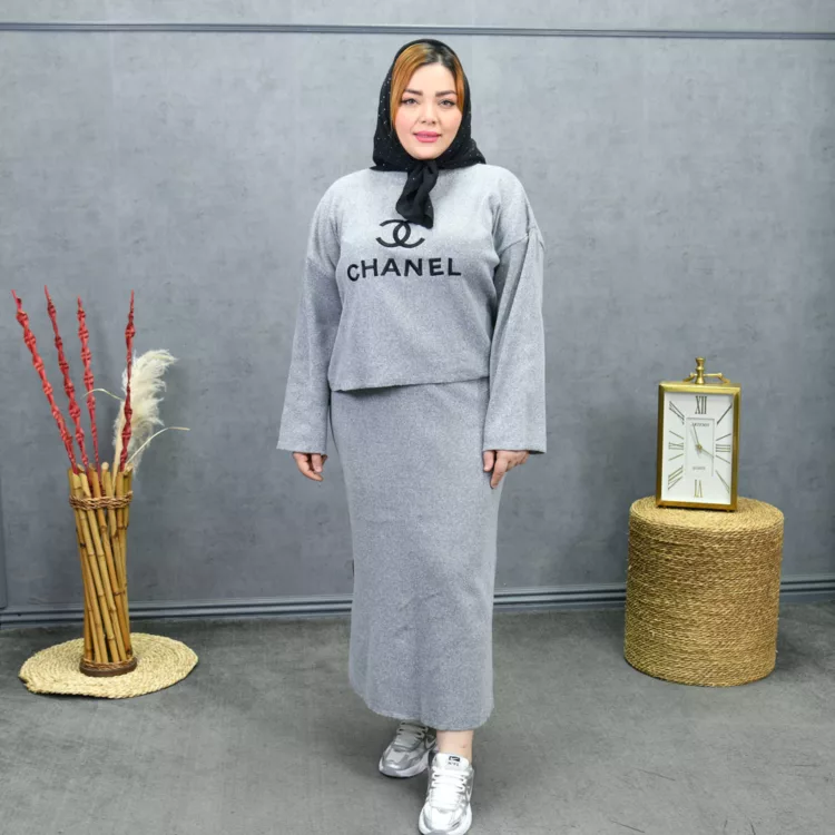 ست پلیور و دامن دخترانه چنل کد 27992