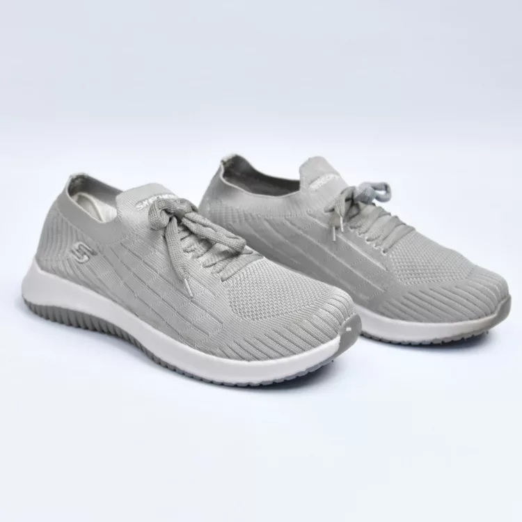 کتانی میانه اسکیچرز طوسی کد 25132