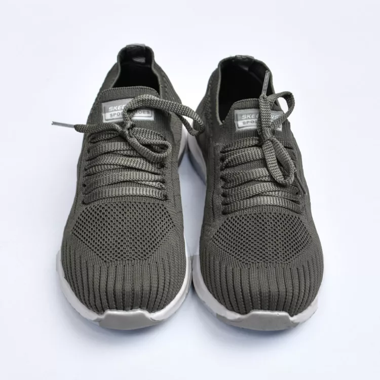 کتانی میانه اسکیچرز خاکستری کد 28145