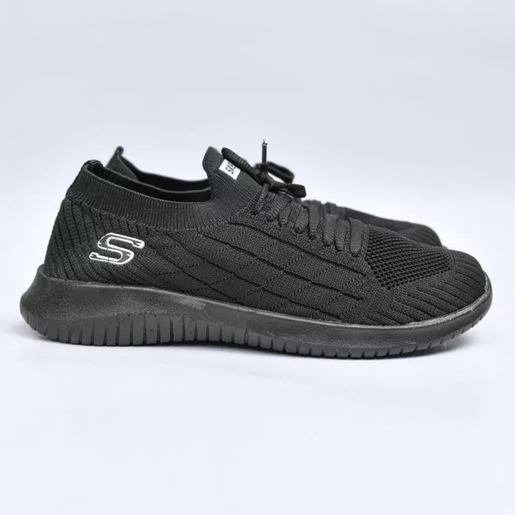 کتانی میانه اسکیچرز مشکی کد 28146