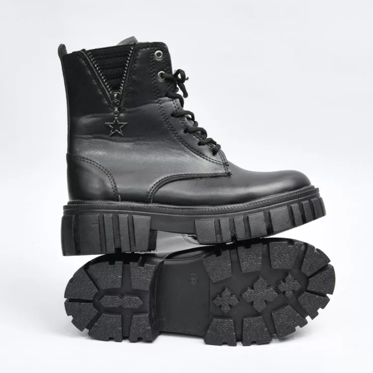 بوت دخترانه مشکی کد 28033