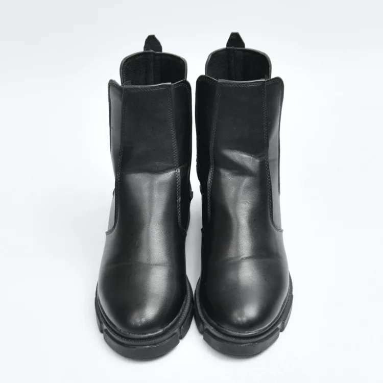 بوت دخترانه بغل کش مشکی کد 28032