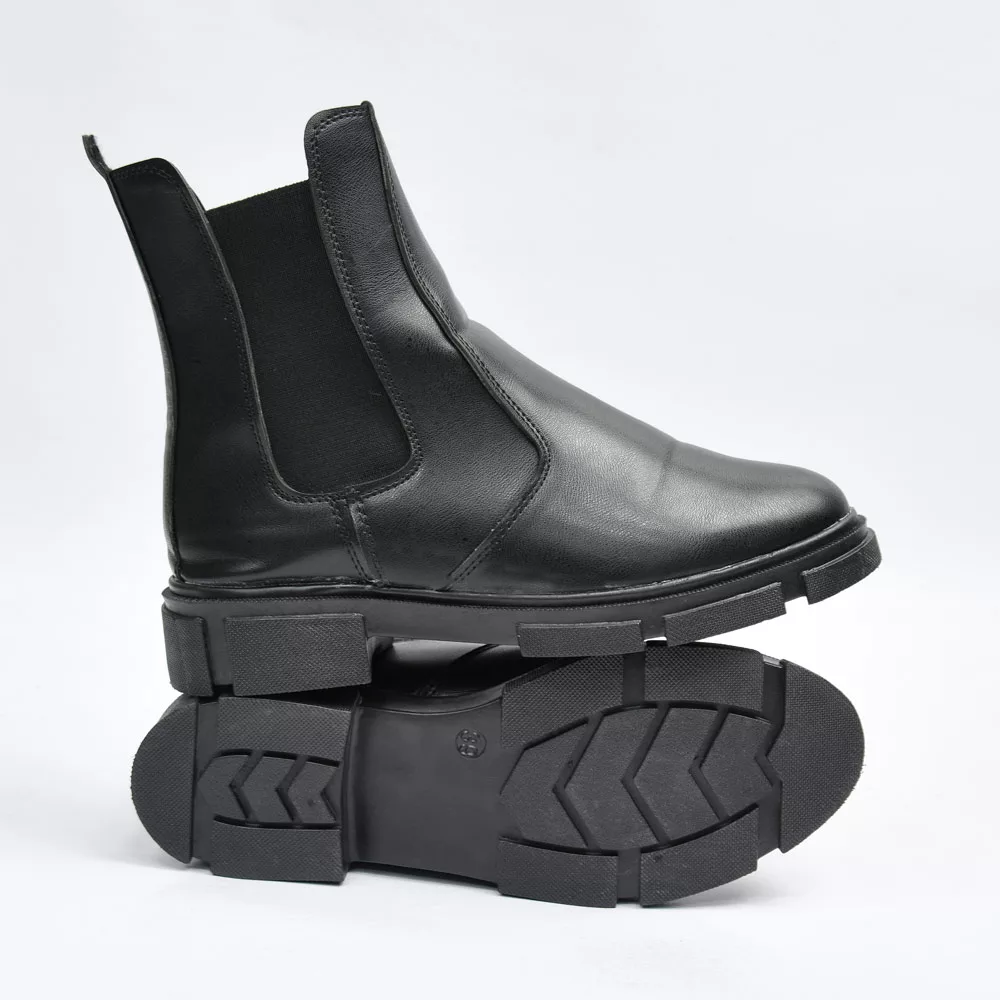 بوت دخترانه بغل کش مشکی کد 28032