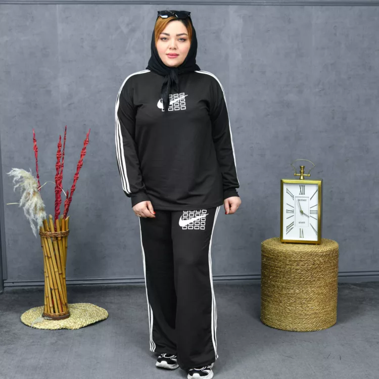 ست تیشرت و شلوار دخترانه نایک کد 27730