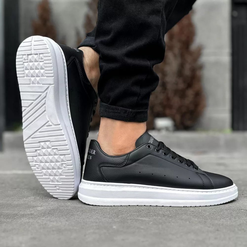 کتانی مردانه مک کویین مشکی کد 27618