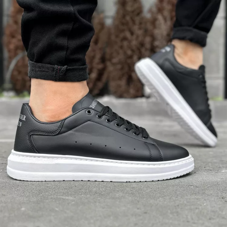 کتانی مردانه مک کویین مشکی کد 27618