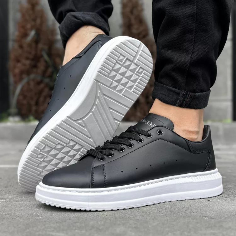 کتانی مردانه مک کویین مشکی کد 27618