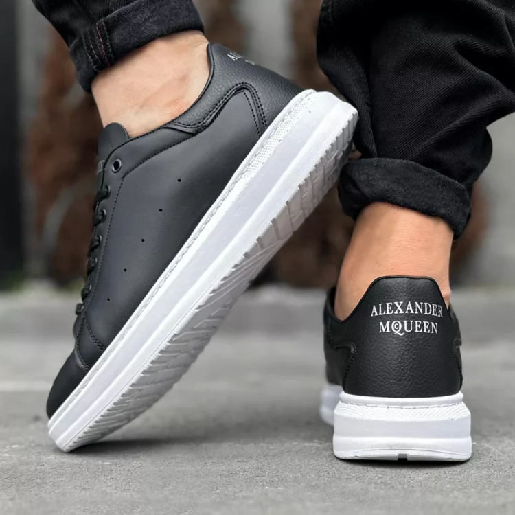 کتانی مردانه مک کویین مشکی کد 27618