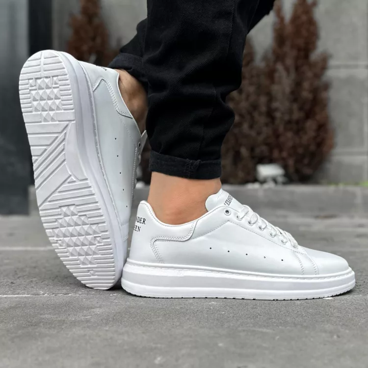 کتانی مردانه مک کویین سفید کد 27930