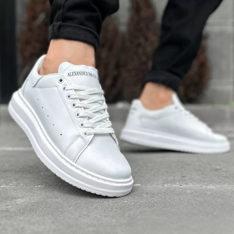 کتانی مردانه مک کویین سفید کد 27930