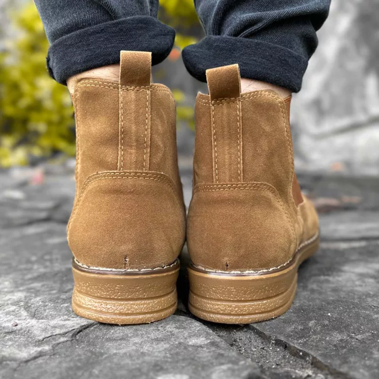 بوت مردانه چلسی عسلی کد 27893